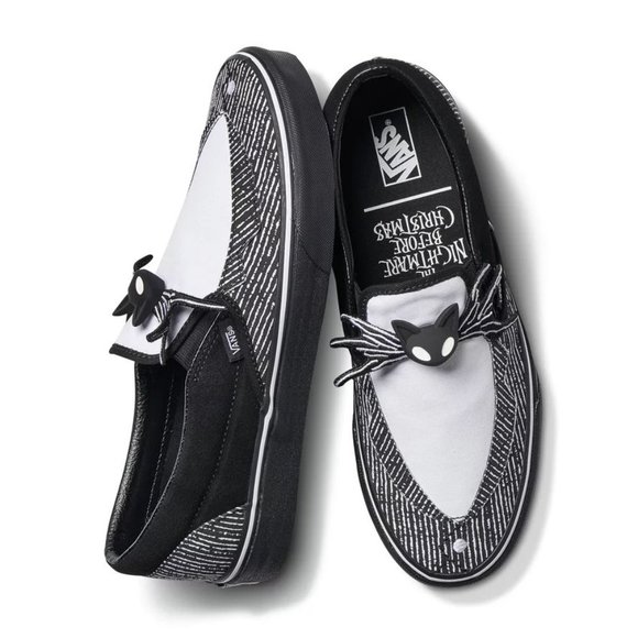 Vans x Disney Night Before Christmas Classic Slip-On Shoes Jack Skellington sz 5 - Picture 16 of 16
